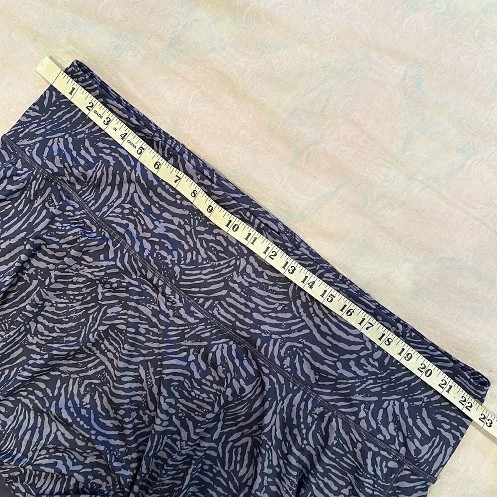 Athleta Ace Tennis Skort 13.5” size 3X in Fiji Medieval Violet Print w 3 pockets - Picture 3 of 13